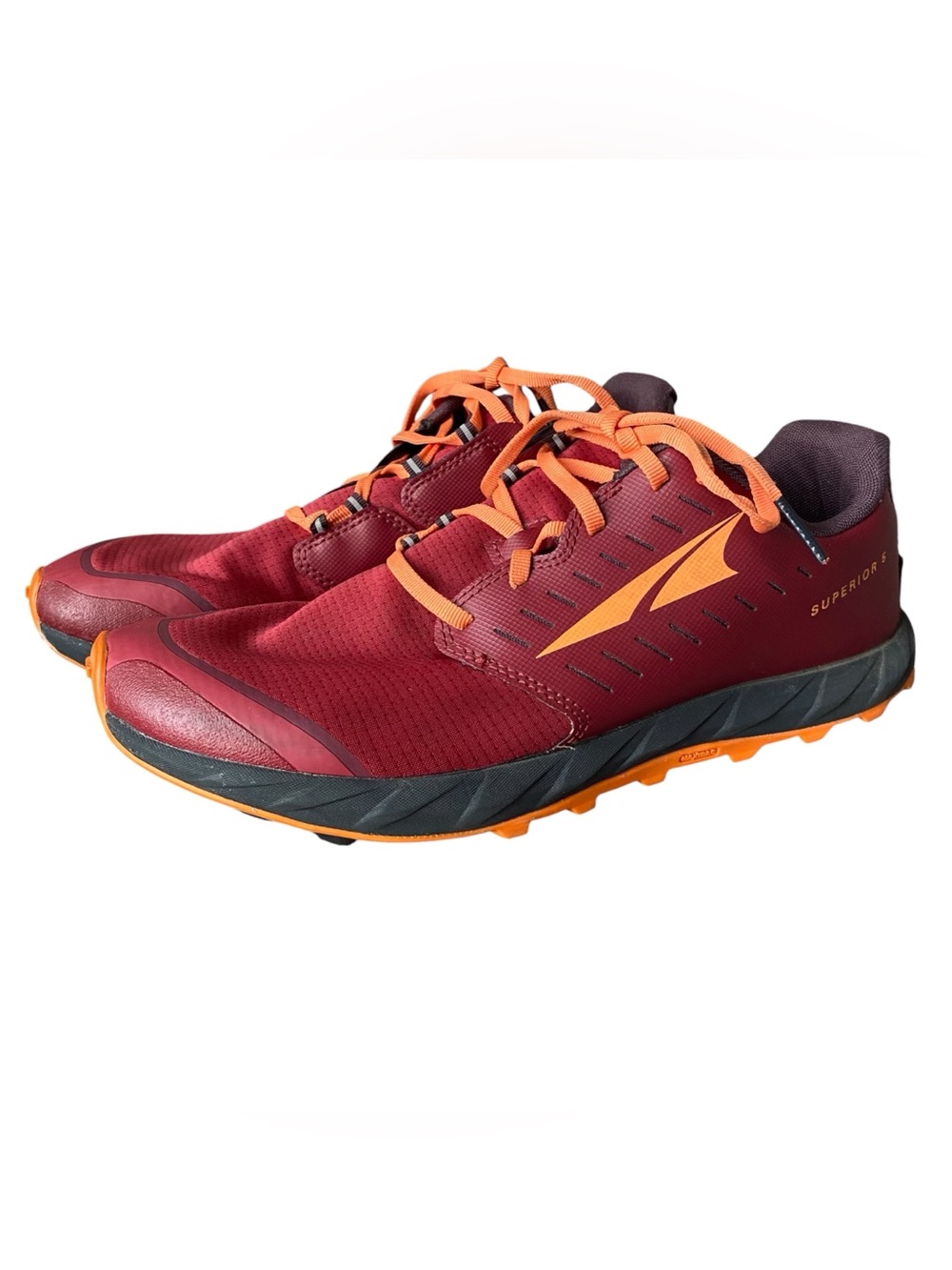 Altra Superior 5 Shoe Red Maroon Trail Runner Womens 10.5 42.5 Running Hiking